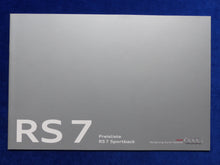 Lade das Bild in den Galerie-Viewer, Audi RS 7 Sportback quattro MJ 2014 - Hardcover Prospekt + Preisliste 05.2013

