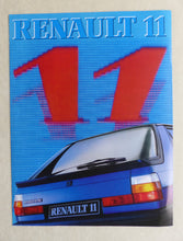 Lade das Bild in den Galerie-Viewer, Renault 11 TC GTL TSE - Prospekt Brochure 1983
