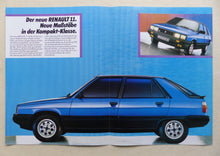 Lade das Bild in den Galerie-Viewer, Renault 11 TC GTL TSE - Prospekt Brochure 1983
