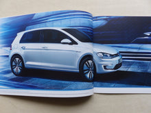 Lade das Bild in den Galerie-Viewer, VW e-Golf Golf mit Elektromotor MJ 2016 - Prospekt Brochure + Preisliste 02.2016
