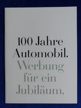 Lade das Bild in den Galerie-Viewer, Mercedes-Benz 100 Jahre Automobil Jubiläum - Prospekt Brochure 02.1986
