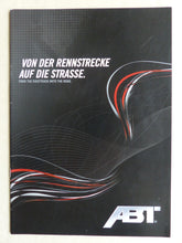Lade das Bild in den Galerie-Viewer, ABT Tuning Motor Karosserie Felgen Sportsline Audi VW - Prospekt Brochure 2012
