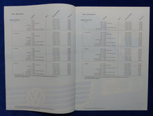 Lade das Bild in den Galerie-Viewer, VW Passat Limousine - Preisliste MJ 2003 - Prospekt Brochure 12.2002
