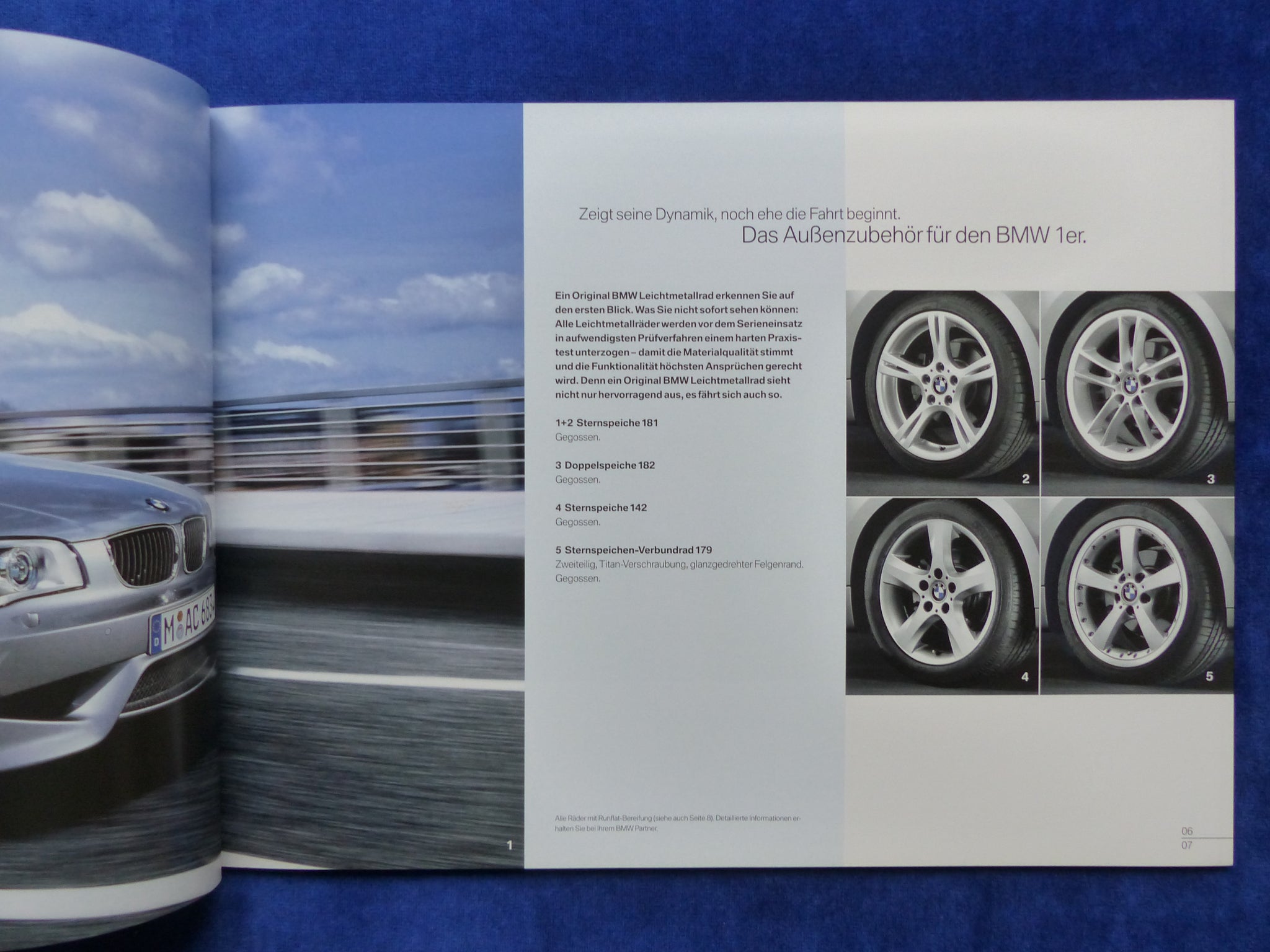 BMW 1er Typ E87 Zubehör MJ 2005 - Prospekt Brochure 08.2004 – car-brochure
