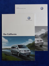 Lade das Bild in den Galerie-Viewer, VW Bus T5 California MJ 2006 - Prospekt Brochure + Preisliste 05.2005
