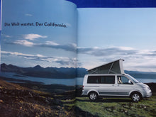 Lade das Bild in den Galerie-Viewer, VW Bus T5 California MJ 2006 - Prospekt Brochure + Preisliste 05.2005
