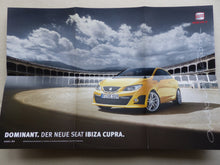 Lade das Bild in den Galerie-Viewer, Seat Ibiza Cupra MJ 2009 - Poster Prospekt Brochure 12.2008
