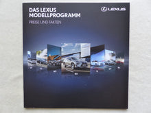 Lade das Bild in den Galerie-Viewer, Lexus Modelle LS CT NX RX IS GS - Preisliste MJ 2016 - Prospekt Brochure 02.2016
