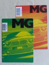 Lade das Bild in den Galerie-Viewer, MG Range 2002 ZR ZS ZT ZT-T MGF Roadster - Prospekt + Preisliste 09.2001
