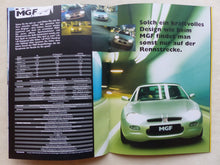 Lade das Bild in den Galerie-Viewer, MG Range 2002 ZR ZS ZT ZT-T MGF Roadster - Prospekt + Preisliste 09.2001
