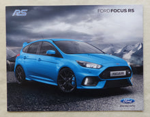 Lade das Bild in den Galerie-Viewer, Ford Focus RS Modelljahr 2016 - Prospekt Brochure 07.2015
