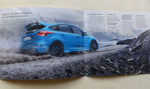 Lade das Bild in den Galerie-Viewer, Ford Focus RS Modelljahr 2016 - Prospekt Brochure 07.2015
