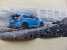 Lade das Bild in den Galerie-Viewer, Ford Focus RS MJ 2016 - Prospekt Brochure + Preisliste 08.2015
