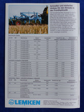 Lade das Bild in den Galerie-Viewer, Lemken Scheibengrubber Smaragd 7 9 - Prospekt Brochure 09.2001
