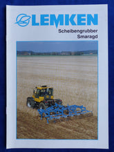 Lade das Bild in den Galerie-Viewer, Lemken Scheibengrubber Smaragd 7 9 - Prospekt Brochure 10.1997

