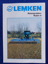 Lade das Bild in den Galerie-Viewer, Lemken Rotorgrubber Rubin 9 - Prospekt Brochure 05.2002
