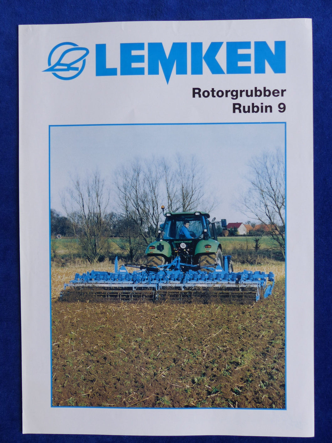Lemken Rotorgrubber Rubin 9 - Prospekt Brochure 05.2002