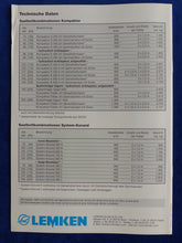 Lade das Bild in den Galerie-Viewer, Lemken Saatbettkombis Kompaktor System-Korund - Prospekt Brochure 03.2002
