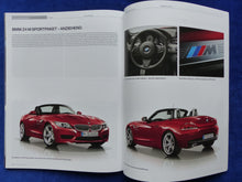 Lade das Bild in den Galerie-Viewer, BMW Z4 sDrive 18i 20i 28i 35i Typ E89 MJ 2015 - Prospekt Brochure 01.2015
