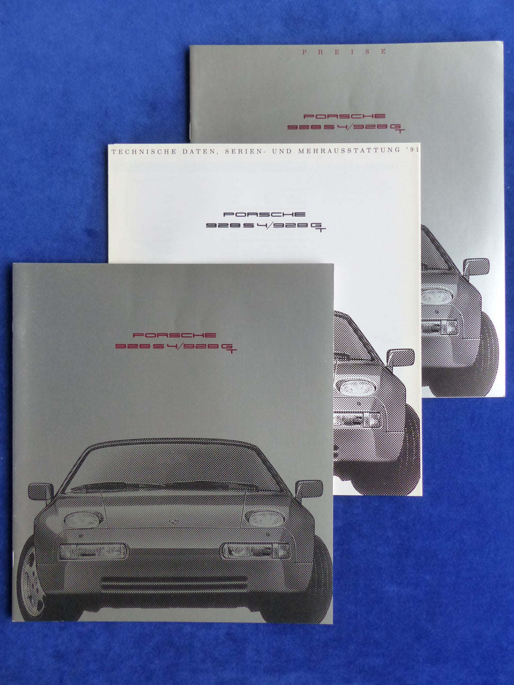 Porsche 928 S4 GT MJ 1991 - Prospekt Brochure + Daten + Preise 02.1991