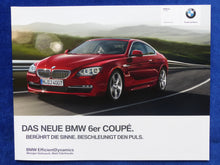 Lade das Bild in den Galerie-Viewer, BMW 6er Coupe 650i Typ F13 MJ 2011 - Prospekt Brochure 01.2011
