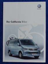 Lade das Bild in den Galerie-Viewer, VW Bus T5 California Biker Sondermodell MJ 2009 - Prospekt Brochure 05.2008

