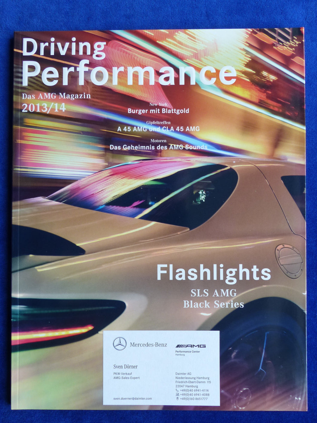 Mercedes AMG Magazin 2013/2014 - SLS Black Series A 45 CLA 45 E 63 AMG Sound