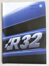 Lade das Bild in den Galerie-Viewer, VW Golf R32 VR6 240 PS - Preisliste MJ 2003 - Prospekt Brochure 08.2002

