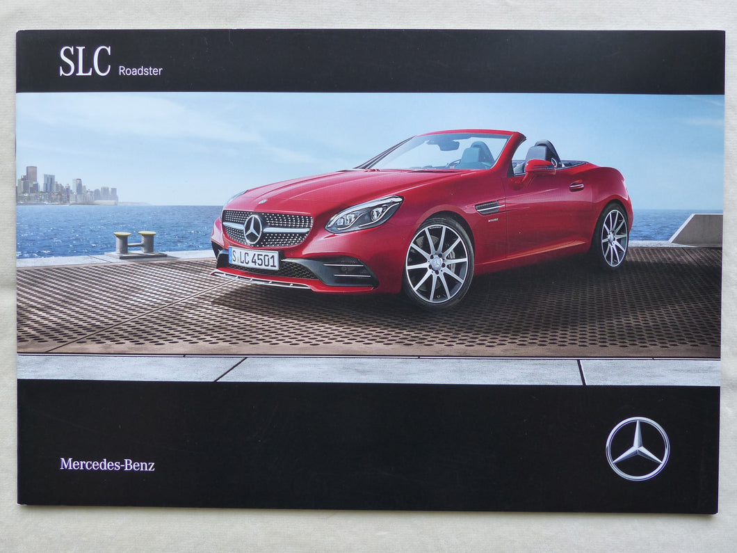 Mercedes-Benz SLC Roadster Typ R172 MJ 2016 - Prospekt Brochure 09.2015