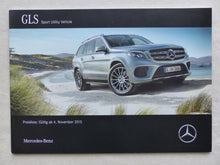 Lade das Bild in den Galerie-Viewer, Mercedes-Benz GLS AMG 63 SUV MJ 2016 - Prospekt Brochure + Preisliste 11.2015
