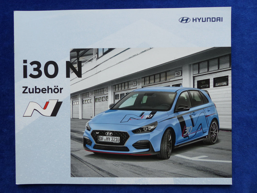 Hyundai i30 N Zubehör MJ 2019 - Prospekt Brochure 12.2018