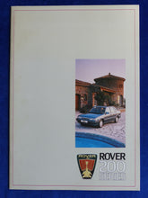 Lade das Bild in den Galerie-Viewer, Austin Rover 200 Series 213 Vanden Plas - UK-Prospekt Brochure 1987 England

