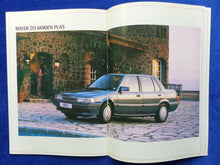Lade das Bild in den Galerie-Viewer, Austin Rover 200 Series 213 Vanden Plas - UK-Prospekt Brochure 1987 England
