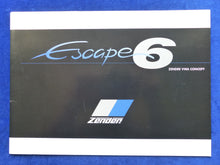 Lade das Bild in den Galerie-Viewer, Zender Escape 6 VWA Concept Studie IAA 1997 - Prospekt Brochure
