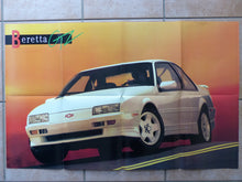 Lade das Bild in den Galerie-Viewer, Chevrolet 1990 Range Beretta GTZ Poster - US Prospekt Brochure 08.1989 USA
