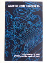 Lade das Bild in den Galerie-Viewer, Honda 1977 Civic CVCC Sedan Hatchback 5-Speed - US-Prospekt Brochure 1976 USA
