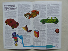 Lade das Bild in den Galerie-Viewer, Honda 1977 Civic CVCC Sedan Hatchback 5-Speed - US-Prospekt Brochure 1976 USA
