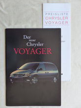 Lade das Bild in den Galerie-Viewer, Chrysler Voyager MJ 1996 - Prospekt Brochure + Preisliste 12.1995
