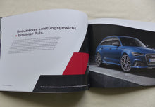 Lade das Bild in den Galerie-Viewer, Audi RS 6 Avant quattro MJ 2018 - Hardcover Prospekt Brochure 12.2017
