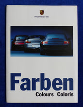 Lade das Bild in den Galerie-Viewer, Porsche Farben Lacke Polster 911 993 996 Boxster 986 - Prospekt Brochure 1998
