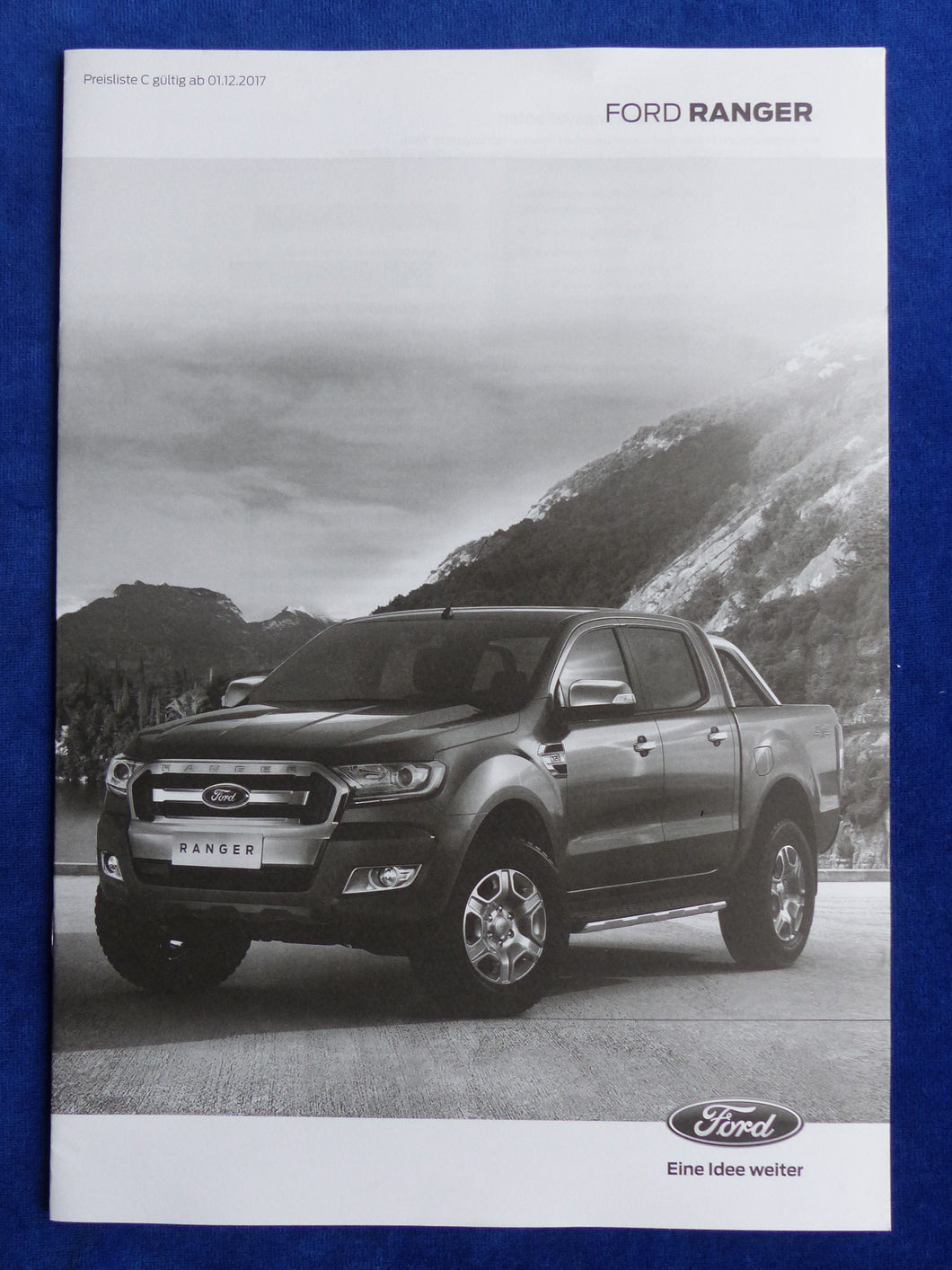 Ford Ranger Limited Wildtrak - Preisliste MJ 2018 - Prospekt Brochure 12.2017