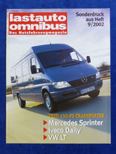 Lade das Bild in den Galerie-Viewer, Mercedes Sprinter Iveco Transporter - Sonderdruck Lastauto Omnibus Heft 9/2002

