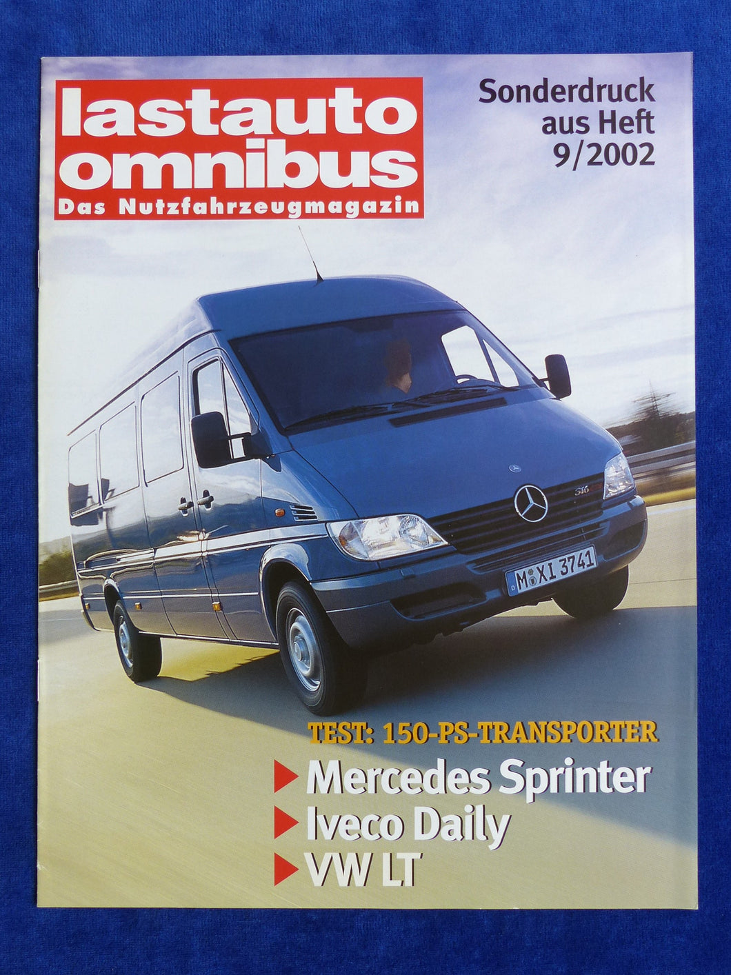 Mercedes Sprinter Iveco Transporter - Sonderdruck Lastauto Omnibus Heft 9/2002
