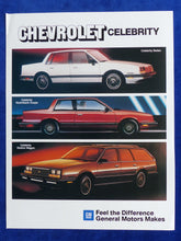 Lade das Bild in den Galerie-Viewer, Chevrolet Celebrity MJ 1984 - Prospekt Brochure 09.1983 deutsch
