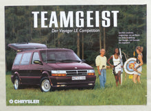Lade das Bild in den Galerie-Viewer, Chrysler Voyager LE Competition MJ 1993 - Prospekt Brochure 09.1992
