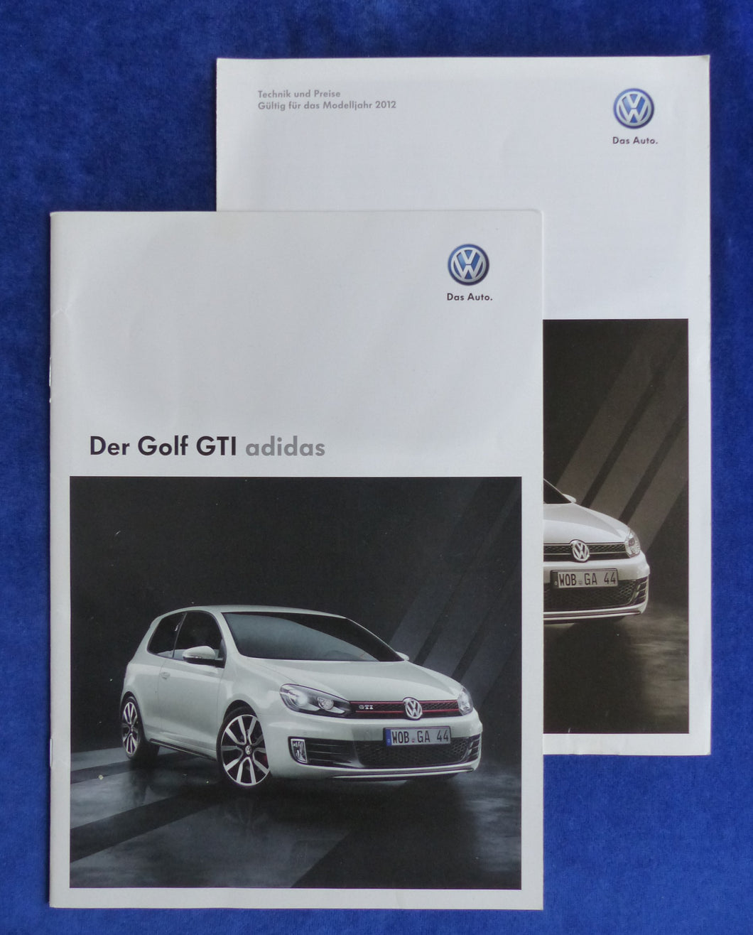 VW Golf GTI Adidas Edition MJ 2012 - Prospekt Brochure + Preisliste 05.2011