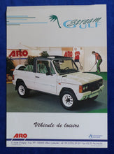 Lade das Bild in den Galerie-Viewer, ARO Gulfstream 4x4 auf Basis Renault 5 - Prospekt Brochure 06.1997 französisch
