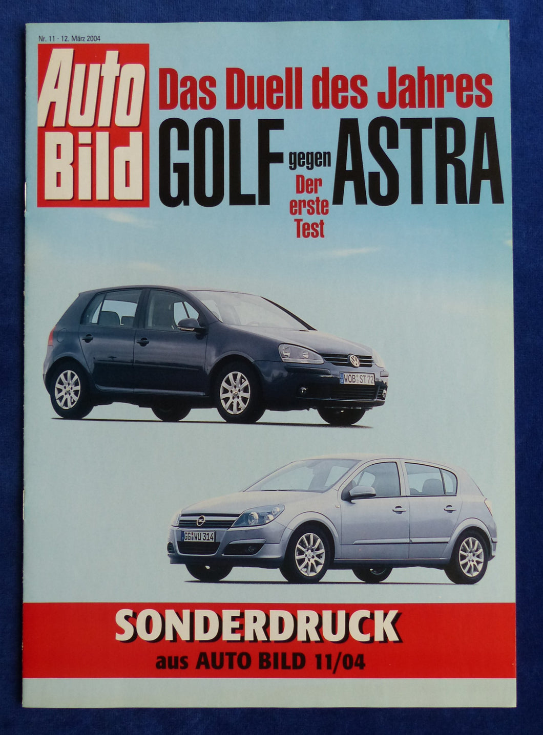 VW Golf vs Opel Astra - Test - Sonderdruck AutoBild 11/2004