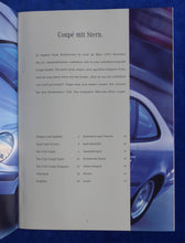 Lade das Bild in den Galerie-Viewer, Mercedes-Benz CLK Coupe Typ C208 MJ 1998 - Prospekt Brochure 04.1998
