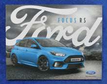 Lade das Bild in den Galerie-Viewer, Ford Focus RS MJ 2016 – Prospekt Brochure 12.2015
